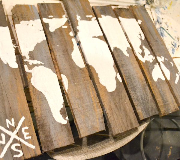 wood pallet painting
